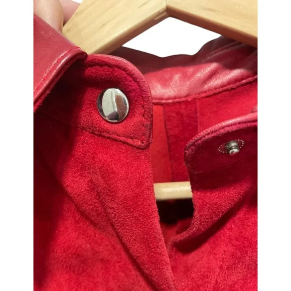 Lopez Taibo Argentinian Handmade Leather Suede Shirt Jacket with Sash Belt, S/M - Picture 5 of 13